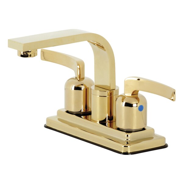 KB8462EFL Centurion 4" Centerset Bathroom Faucet, Polished Brass